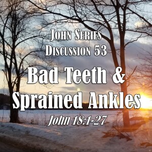 John Series - Discussion 53:  Bad Teeth and Sprained Ankles (John 18:1-27)