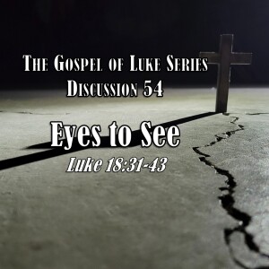 S15 E54 Luke Series - Discussion 54: Eyes to See (Luke 18:31-43)