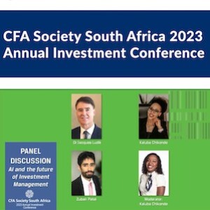 #90 AI and the Future of Investment - Dr Jacques Ludik at CFA Society SA event