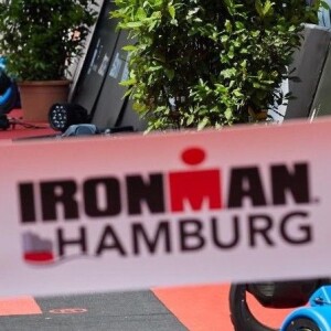 The Ironman Hamburg Motorbike & Triathlete Crash.