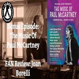 Bonus Interview: The Music Of Paul McCartney (Carnegie Hall Tribute Concert)