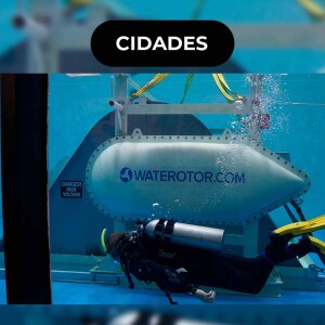 🌊 Waterotor permite a produção contínua de energia elétrica