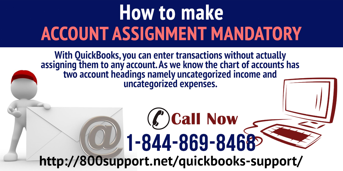 How to make account assignment mandatory