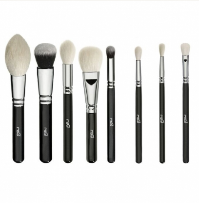 MSQ 8Piece Natural Hair Professional Cosmetic Brush set