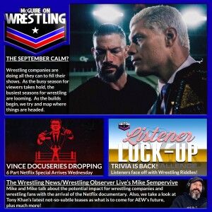 Cody and Roman Cinema, Mike Sempervive, Vince Doc Dropping, Trivia Returns and More!