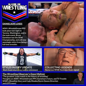 MOW 076 - Bryan Danielson Loses, Full Time Career Over, AEW WrestleDream Yay/Boo, Dave Meltzer and More!