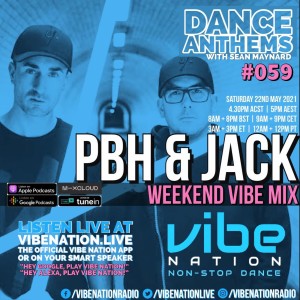 DANCE ANTHEMS #059 - [PBH & Jack Guest Mix] - 22nd May 2021