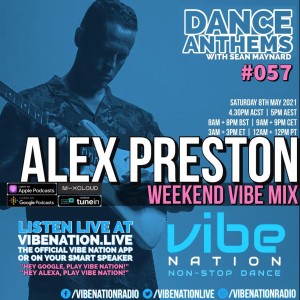 DANCE ANTHEMS #057 - [Alex Preston Guest Mix] - 8th May 2021