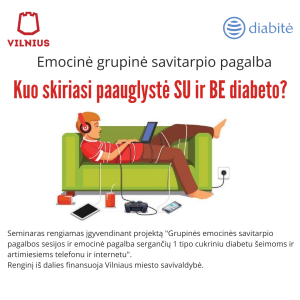 Kuo skiriasi paauglystė SU ir BE diabeto?