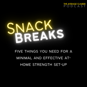 SNACK BREAK: Five things you need for a minimal and effective at-home strength set-up