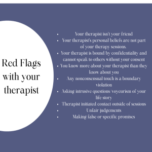 Episode 259: Red Flags with your therapist