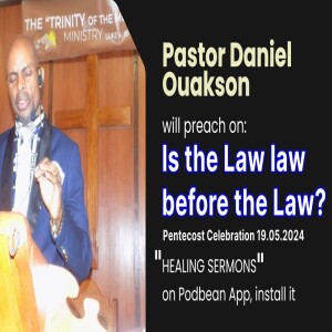Sunday Live Service - Is the Law law before the Law?  - 19.05.2024 - #pentecost  celebration