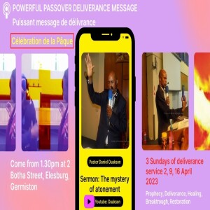 #Powerful PASSOVER Deliverance Message: The mystery of atonement - Le mystère de l’expiation