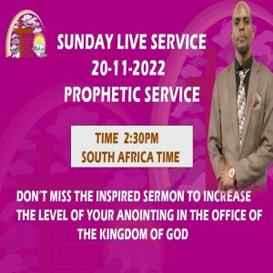 SUNDAY LIVE SERVICE  - SERVICE EN DIRECT DU DIMANCHE AT 2.30PM