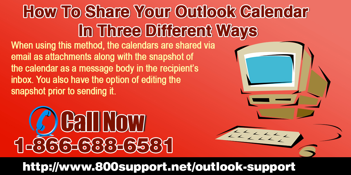 How To Share Your Outlook Calendar In Three Different Ways