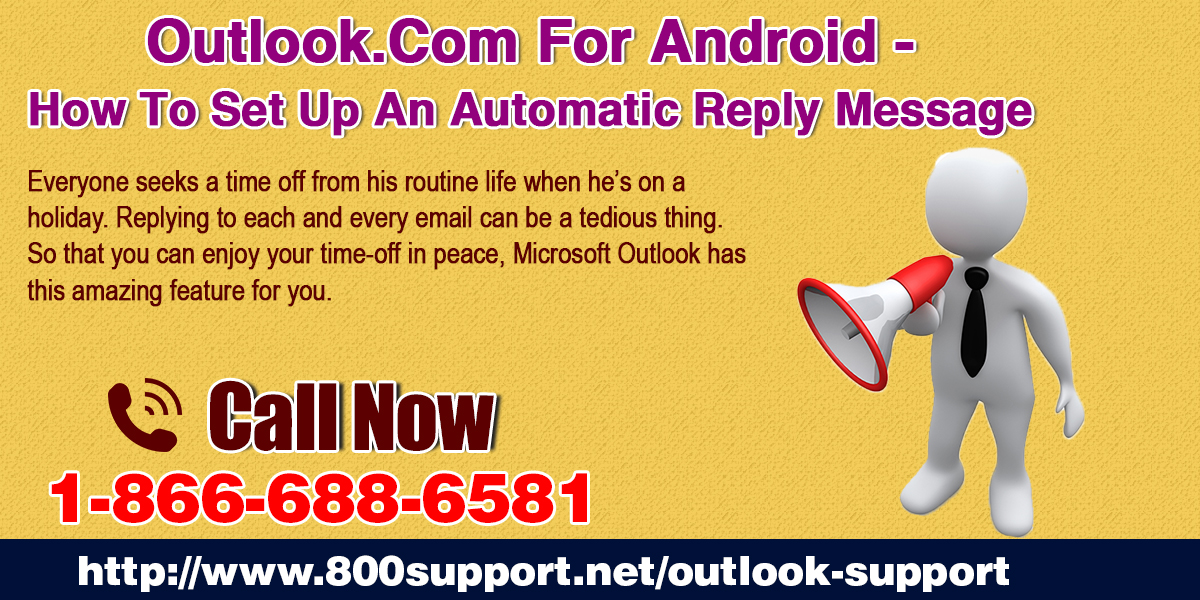 Outlook.com For Android - How To Set Up An Automatic Reply Message