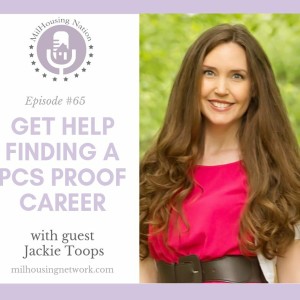 Episode 65: Get Help Finding a PCS Proof Career with Jackie Toops