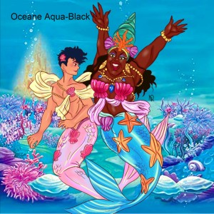 Oceane Aqua-Black