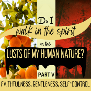 Ep. 1258: Do I Walk in the Spirit or the Lusts of My Human Nature?  (Part V)