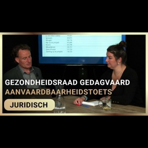 Gezondheidsraad gedagvaard - Aanvaardbaarheidstoets - Jeroen Pols en Maria-Louise Genet
