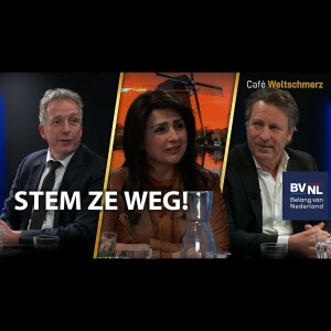 Café Weltschmerz - STEM ZE WEG! - met  Shohreh Feshtali, Hans van Tellingen en René Dercksen (BVNL)