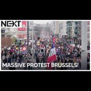 Massive protest Brussels: 23-01