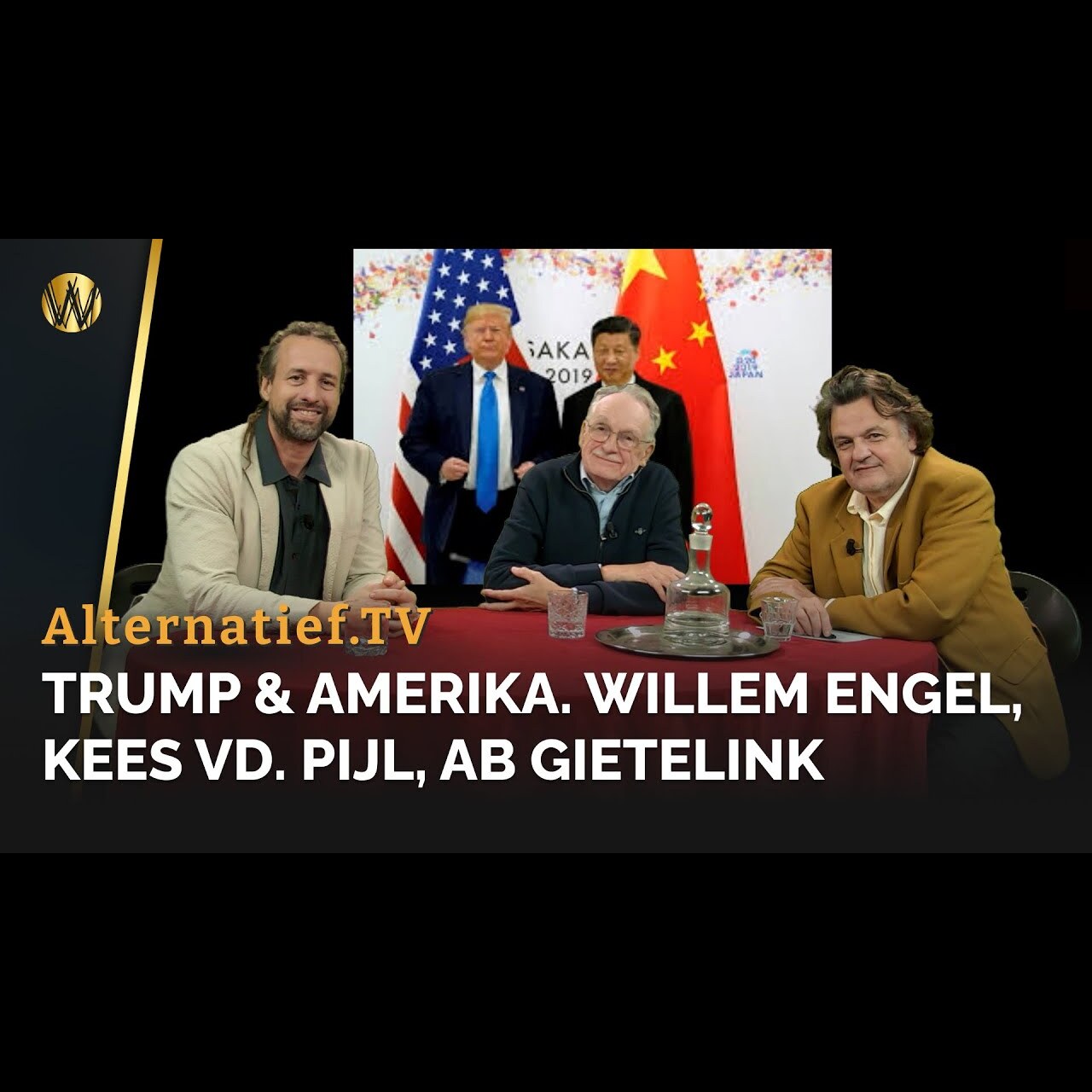 Alternatief Forum #11. Trump & Amerika. Willem Engel, Kees vd. Pijl, Ab Gietelink