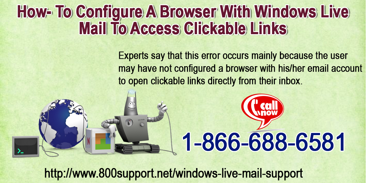 ow- To Configure A Browser With Windows Live Mail To Access Clickable Links