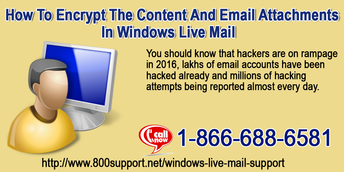 How To Encrypt The Content And Email Attachments In Windows Live Mail