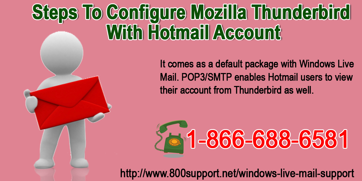 Steps to configure Mozilla Thunderbird with Hotmail account