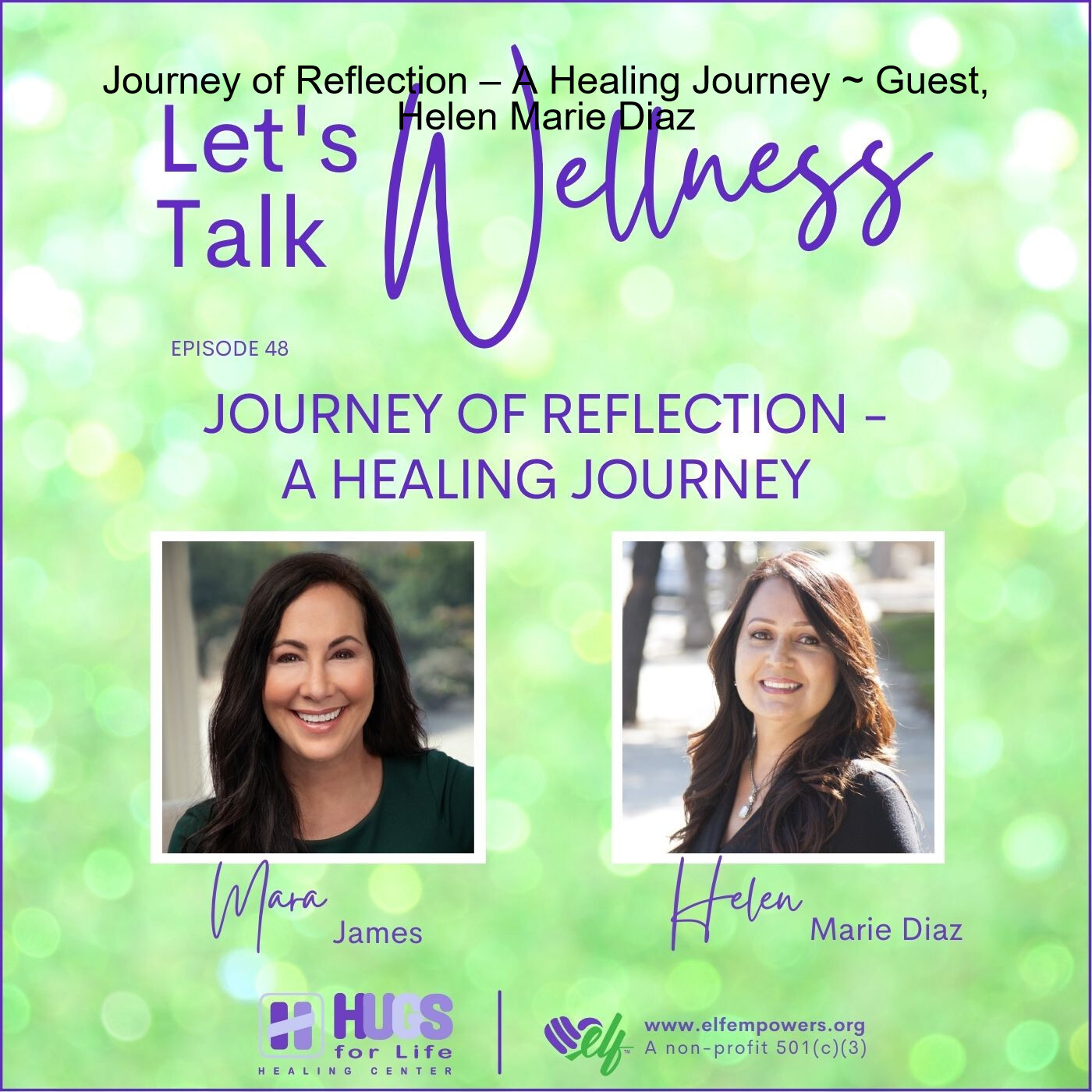 Let’s Talk Wellness ~ with Host, Mara James