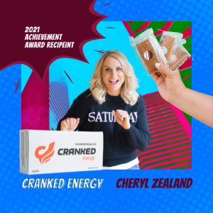 AWESOME Achievement Awards 2021 Recipient - Cheryl Zealand Cranked Energy Bars