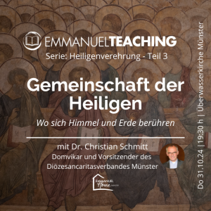 Gemeinschaft der Heiligen - Dr. Christian Schmitt