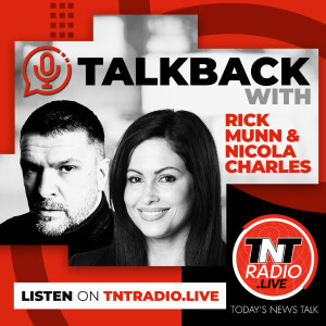 Chris Burson on Talkback with Rick Munn & Nicola Charles - 27 January 2023