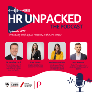HRUnpacked Episode 22- Improving staff digital maturity in 3rd sector with Guests Professor Marie Griffiths and Marc Harrison