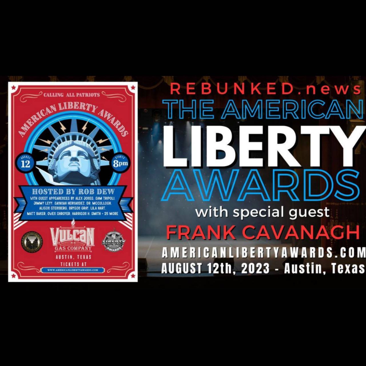 Rebunked #122 | The American Liberty Awards | Frank Cavanagh