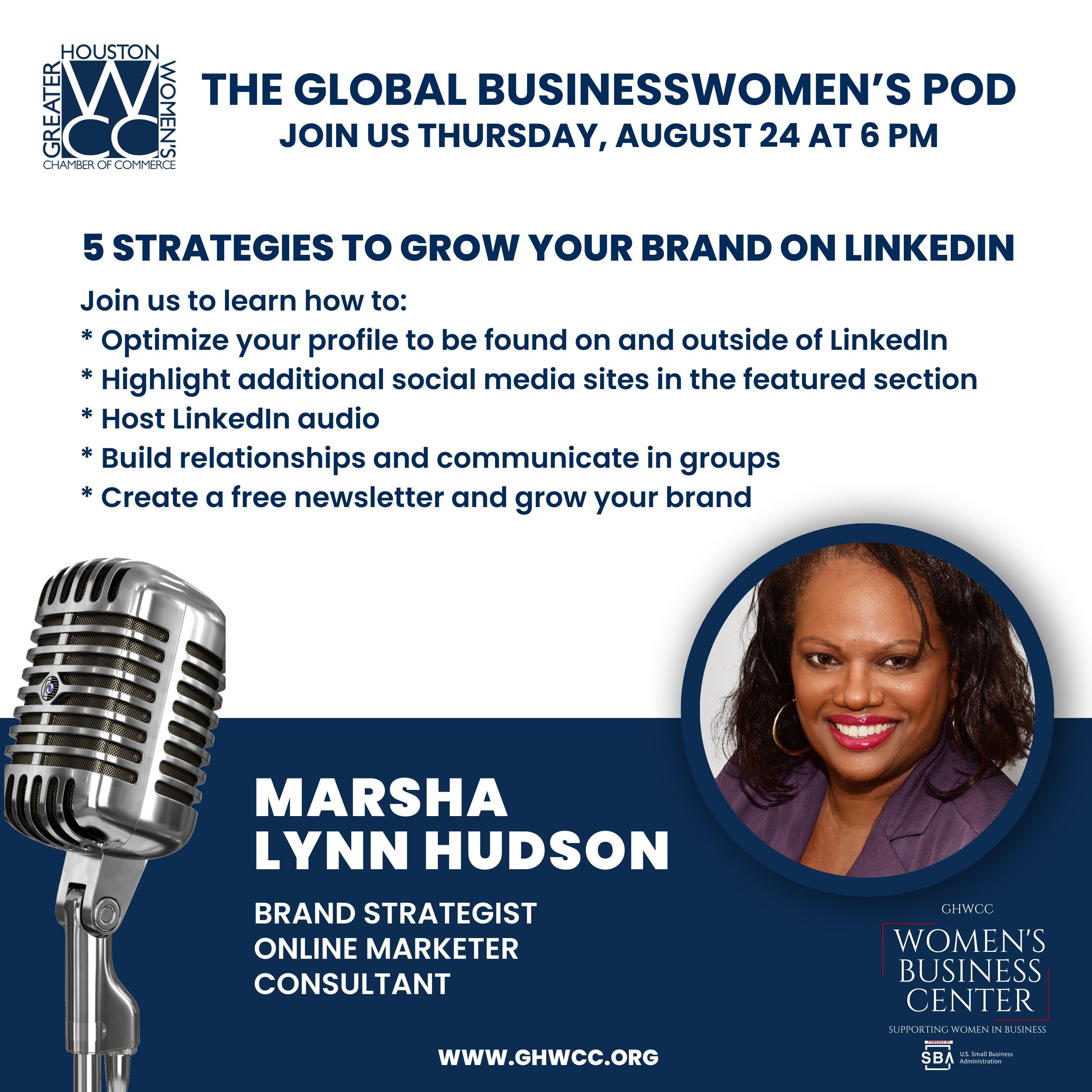 Greater Houston Women’s Chamber of Commerce: The Global Businesswomen’s Pod