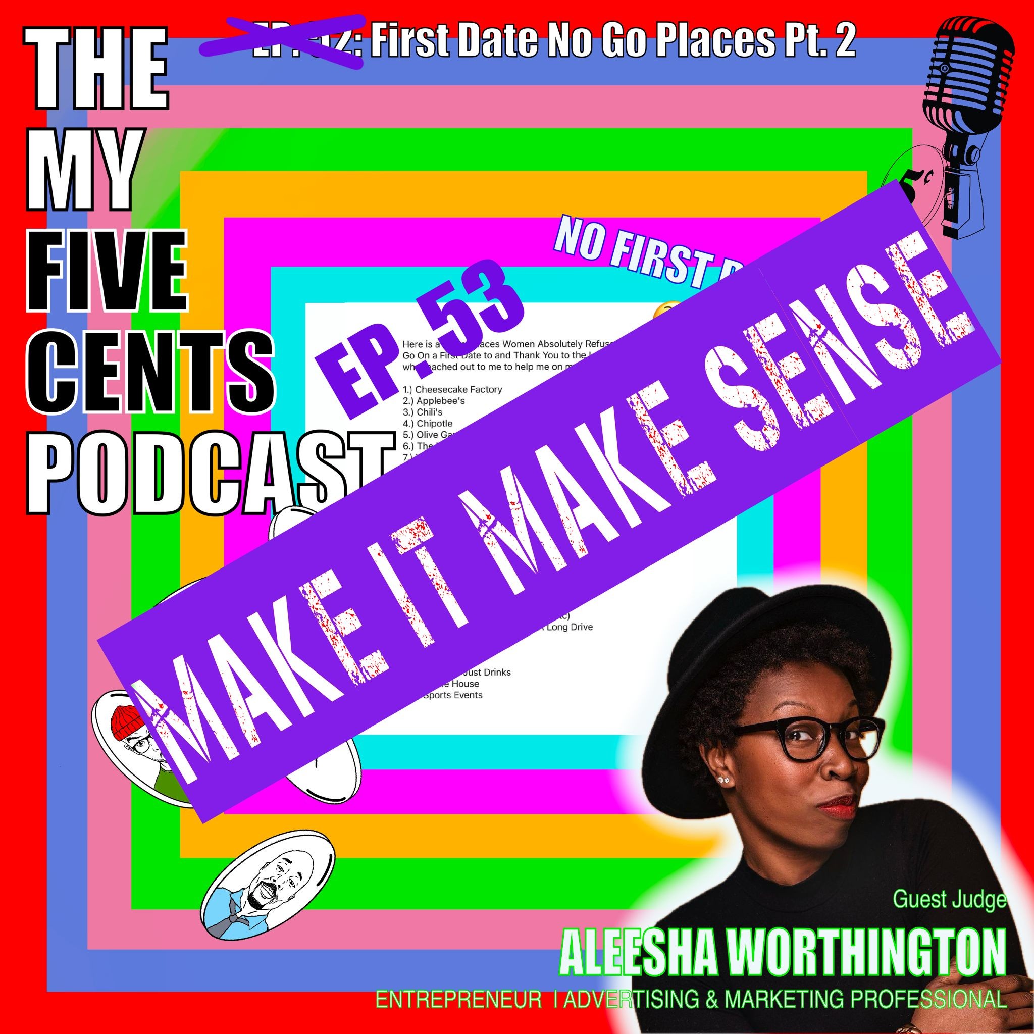 Ep. 53: First Date No Go Places - Make It Make Sense