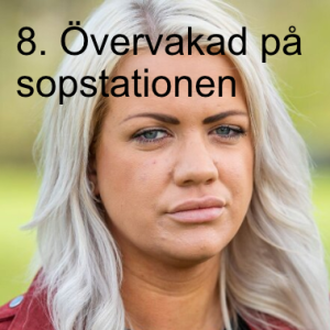 8. Övervakad på sopstationen