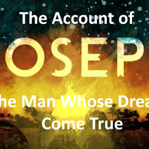 Amwell Sermon "Joseph, The man whose dreams came true" 28 January 2024