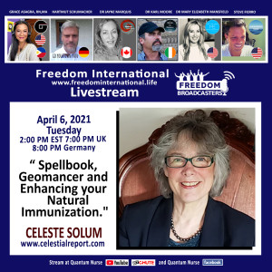 #123 Celeste Solum ”Spellbook, Geomancer and Enhancing your Natural Immunization”