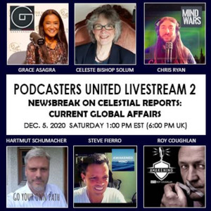 #70- POW-WOW PODCASTERS UNITED on CURRENT GLOBAL AFFAIRS 2: LIFE CHANGING CONVERSATION - Featured Presenter: Celeste Bishop Solum -