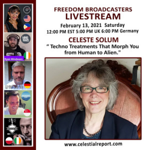#100- Celeste Solum -”Techno Treatments that Morph You from Human to Alien”