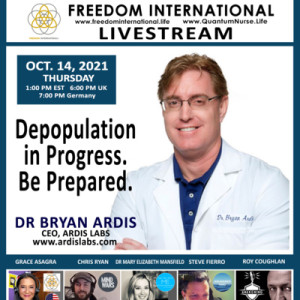 #209- Dr. Bryan Ardis - ”Depopulation In Progress: Be Prepared!” @ QN Freedom Int’L Live