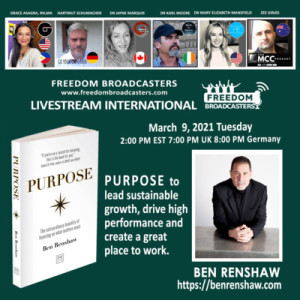 #112- Ben Renshaw-PURPOSE to create a great place to work - Quantum Nurse FB Livestream