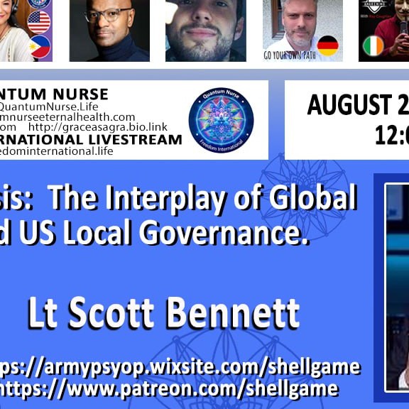 #376- Featured Guest Lt Scott Bennett with Special Guest Hosts Drago Bosnic & Kevin Jenkins - Navigating Crisis: The Interplay of Global Turmoin & US Local Governance.