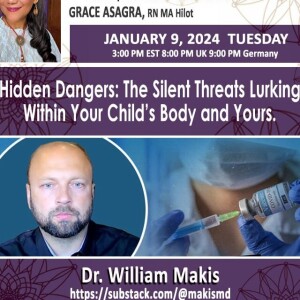 #347-  Dr. William Makis, MD -”Hidden Dangers: The Silent Threats Lurking Within Your Child’s Body and Yours.”
