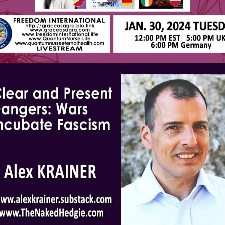 #353 - Alex Krainer - “Clear and Present Dangers:  Wars Incubate Fascism”