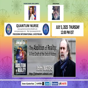 #410 -JOHN WATERS - "The Abolition of Reality: A First Draft of the End of History"