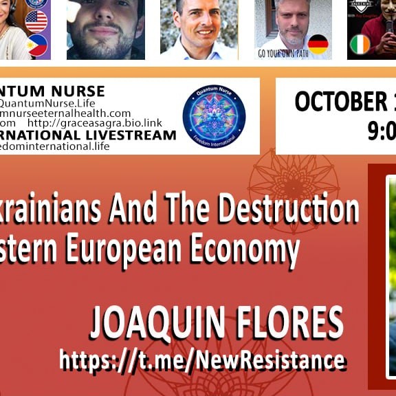 #382-Featured Guest: Joaquin Flores - "Genocide of Ukrainians & The Destruction of the Western European Economy "-w/  guest hosts Drago Bosnic &  Alex Krainer